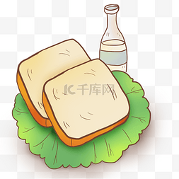 面包西式图片_西餐面包和饮品