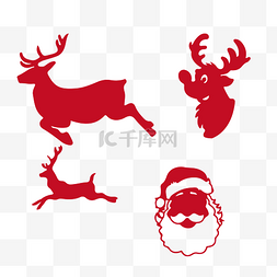 圣诞老人圣诞鹿
