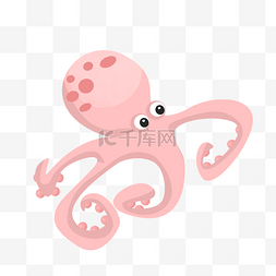 章鱼图片_粉色章鱼八爪鱼