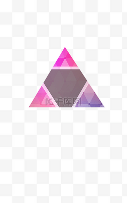 三角多彩科技创意背景