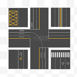 交通标线图片_交通标线道路交通线