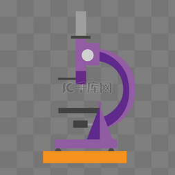 化学仪器显微镜插画