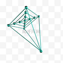节日模型图片_C4D几何立体框