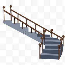 楼梯拐角图片_拐角楼梯装饰插画