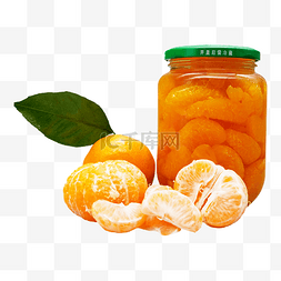 玻璃瓶橘子罐头