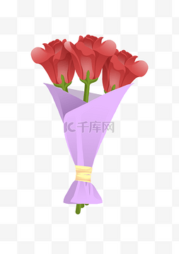 花束包装图片_情人节玫瑰花束