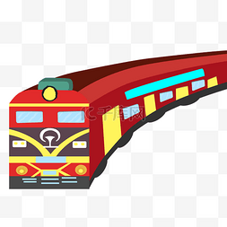 运输火车列车元素
