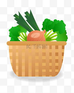 一篮框蔬菜
