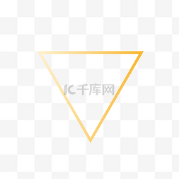 黄色倒三角图片_倒三角