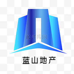 logo企业图片_蓝色建筑房地产LOGO