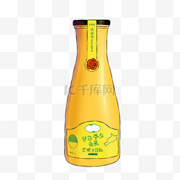 橙子饮料瓶图片_橙子汽水饮料瓶