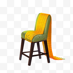 围巾欧式椅子