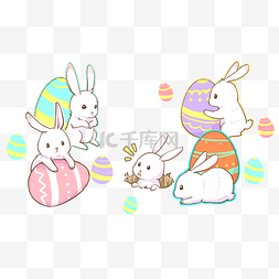 复活节小兔子彩蛋