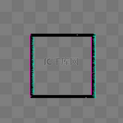 炫彩抖音故障图片_故障风边框