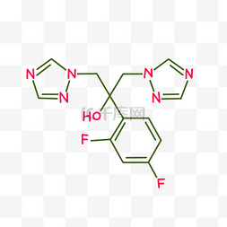 绿色分子结构式