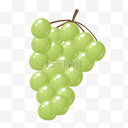 清新淡绿图片_淡绿色可爱甜蜜夏季小清新葡萄