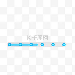 节点图片_蓝色圆形进度条