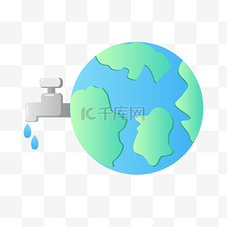 可回收资源利用图片_地球水资源