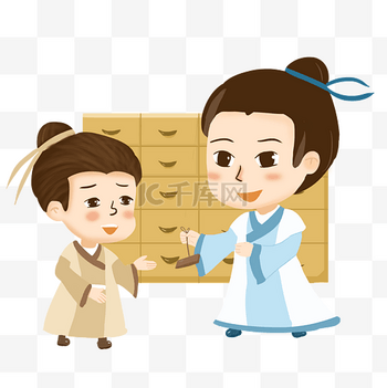 中医卡通图片-中医卡通素材-中医卡通模板图片下载-千库网