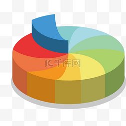 彩色金融图标图片_金融数据PPT图标