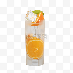 一杯橙汁卡通图片_一杯橙汁