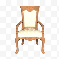 欧式实木木纹餐椅