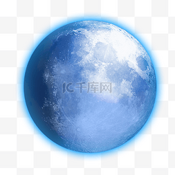 科技宇宙星球图片_蓝色科技星球插画