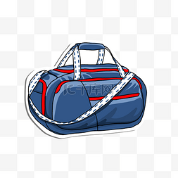 包旅行图片_蓝色行李包