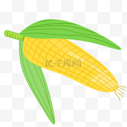 卡通金黄图片_蔬菜食材玉米卡通