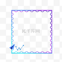 简约科技风边框