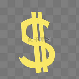 美元符号金融图片_金色创意美元符号元素