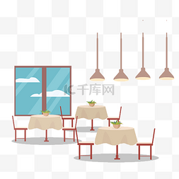 桌椅图片_中式餐厅装饰
