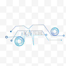 科技未来感线条图形