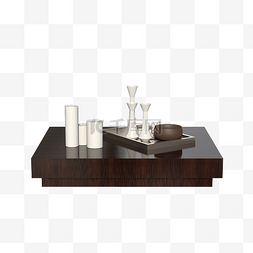 家具组合图片_简约的小桌茶具组合