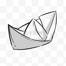 小纸船图片_折纸船小船