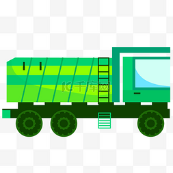 绿色运输车辆图片_绿色运输工程车
