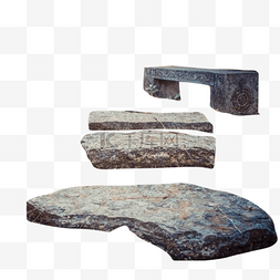 古代发明图片_石块铺路制作石凳
