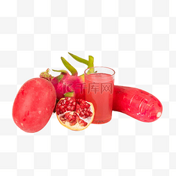 红石榴汁图片_红色饮品果蔬汁
