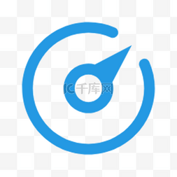 蓝色线性icon医疗图标设计发现