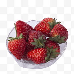 一大碗草莓免扣图
