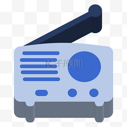 老式收音机天线和调谐器图标