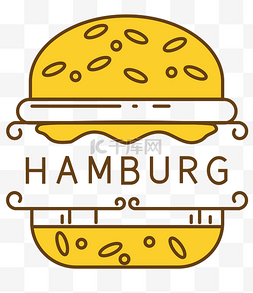 小清新图标图片_小清新美食汉堡图标