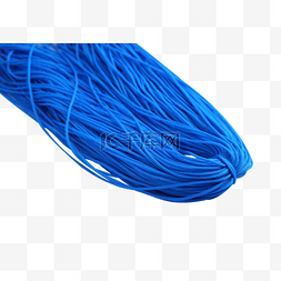 蓝色毛线图片_蓝色棉线