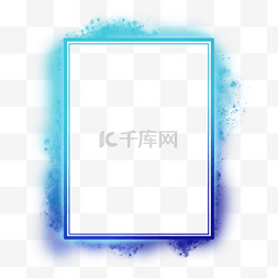 蓝色方框图片_蓝色边框