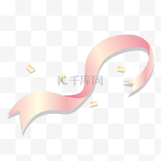 装饰庆祝丝带卡通