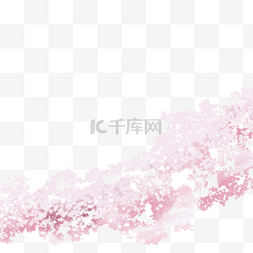 粉红色樱花免抠图