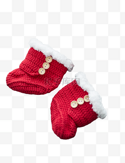 针织圣诞儿童小袜子
