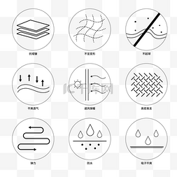 民族风面料图片_服饰面料功能性图标