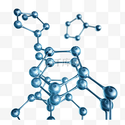 多边形立体图片_多边形分子结构3d元素