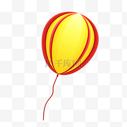 红色鲜艳儿童气球